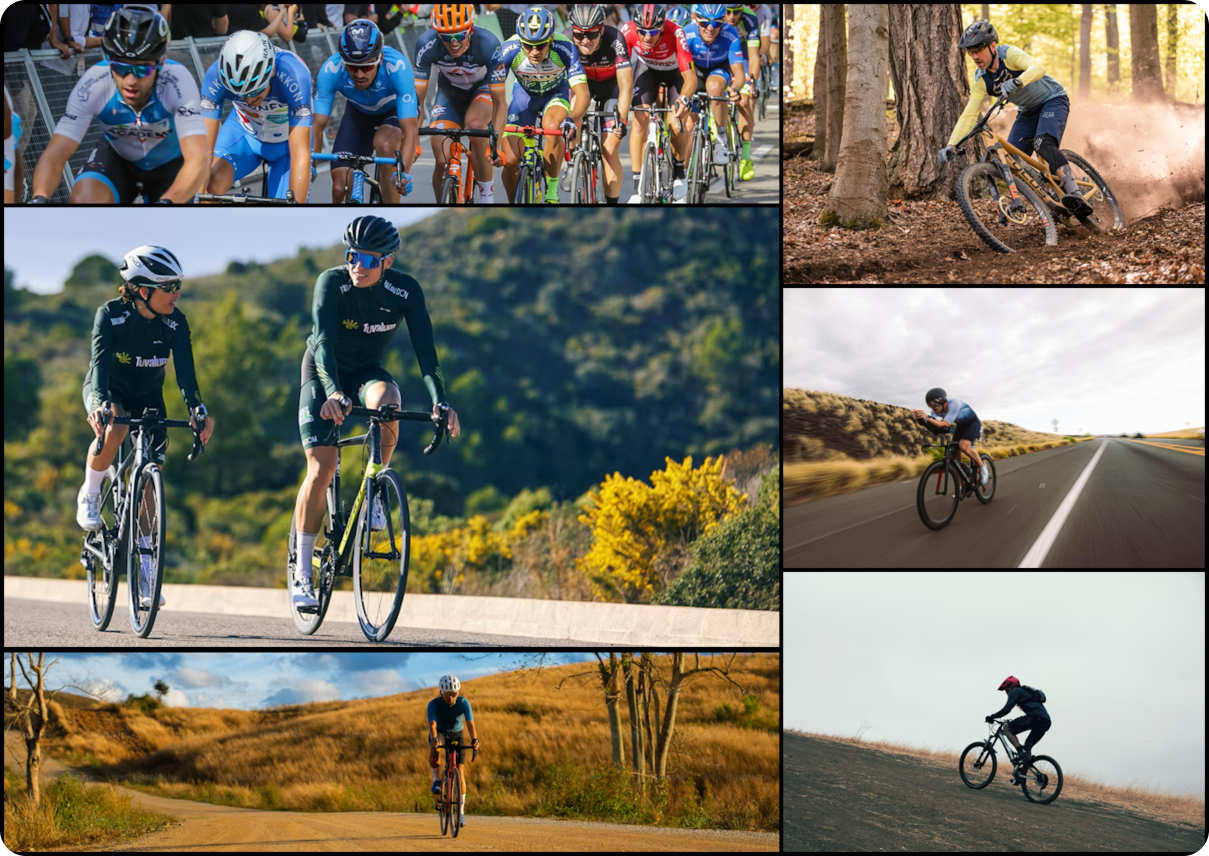 Cyclistes course